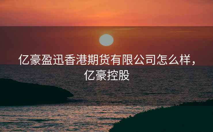 亿豪盈迅香港期货有限公司怎么样,亿豪控股 亿豪盈迅香港期货有限公司怎么样,亿豪控股